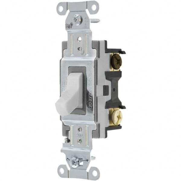 Bryant Electric - Wall & Dimmer Light Switches Switch Type: Three Way Switch Operation: Toggle - Top Tool & Supply