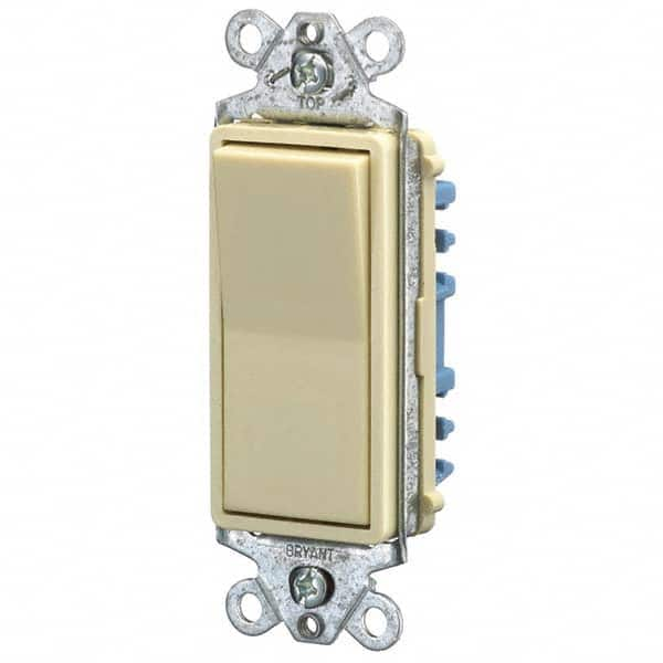 Bryant Electric - Wall & Dimmer Light Switches Switch Type: Three Way Switch Operation: Rocker - Top Tool & Supply