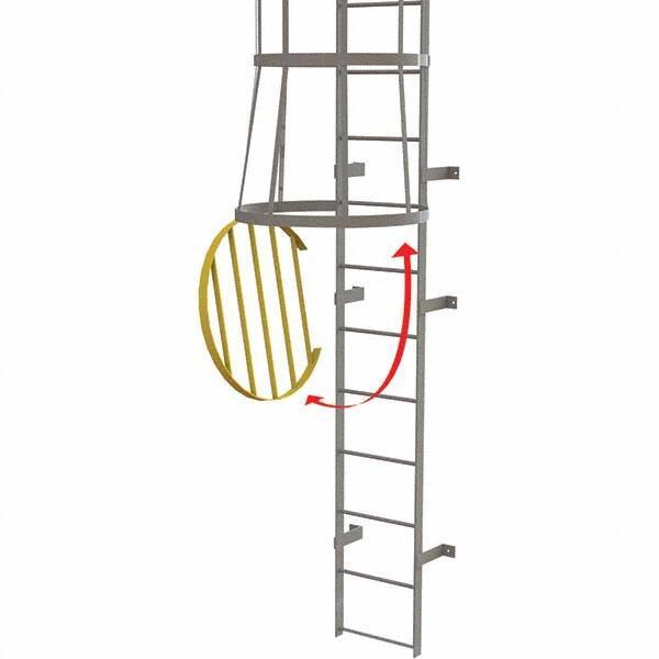 TRI-ARC - Ladder Accessories Type: Door For Use With: Tri-Arc Fixed Yellow Steel Cage Ladders - Top Tool & Supply