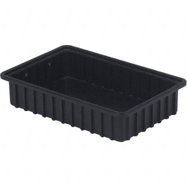 LEWISBins+ - 10-7/8" Wide x 3-1/2" High, Black Bin Divider Box - Use with DV1035 Short - Top Tool & Supply