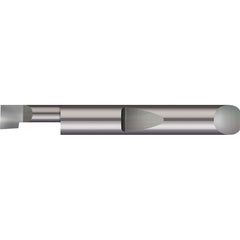 Boring Bar: 0.18″ Min Bore, 1-1/4″ Max Depth, Right Hand Cut, Solid Carbide 1/4″ Shank Dia, 2-1/2″ OAL, 0.005″ Corner Radius