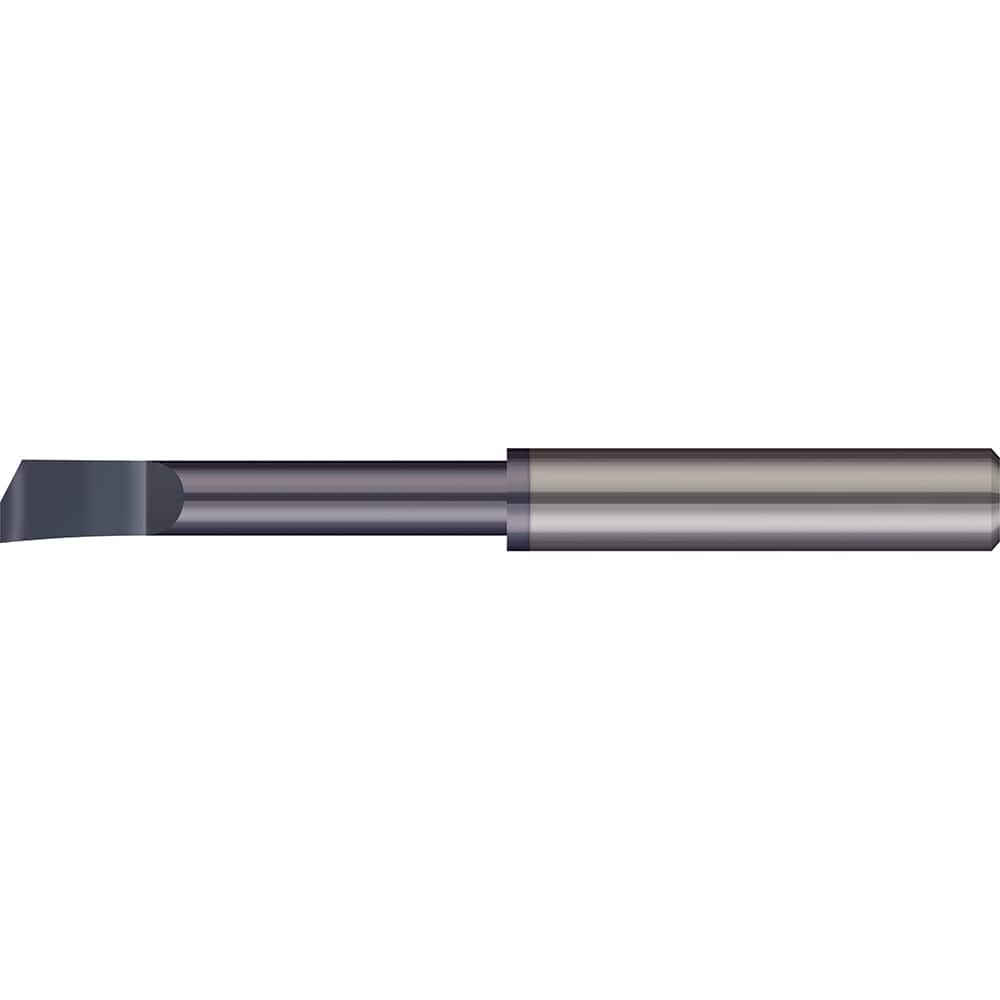 Micro 100 - Boring Bars; Minimum Bore Diameter (Decimal Inch): 0.0375 ; Maximum Bore Depth (Decimal Inch): 0.2500 ; Maximum Bore Depth (Inch): 1/4 ; Material: Solid Carbide ; Boring Bar Type: Boring ; Shank Diameter (Decimal Inch): 0.1250 - Exact Industrial Supply