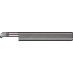 Boring Bar: 0.32″ Min Bore, 1-1/4″ Max Depth, Right Hand Cut, Solid Carbide 3/8″ Shank Dia, 2-1/2″ OAL, 0.006″ Corner Radius