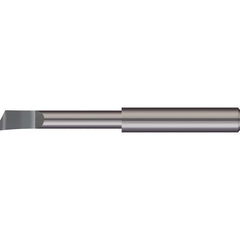 Micro 100 - Boring Bars; Minimum Bore Diameter (Decimal Inch): 0.1225 ; Maximum Bore Depth (Decimal Inch): 1.0000 ; Maximum Bore Depth (Inch): 1 ; Material: Solid Carbide ; Boring Bar Type: Boring ; Shank Diameter (Decimal Inch): 0.1875 - Exact Industrial Supply