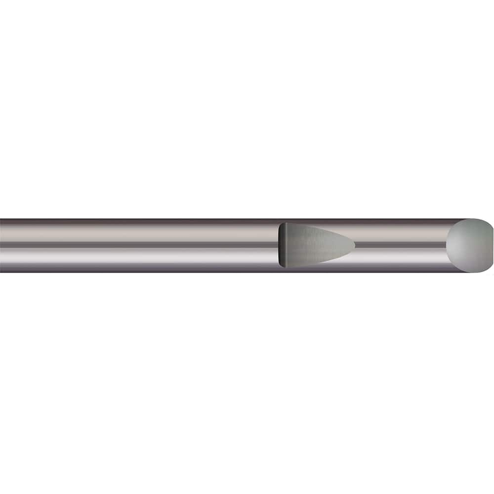 Micro 100 - Tool Bit Blanks; Material: Solid Carbide ; End Shape: Round ; Width/Diameter (Inch): 3/16 ; Overall Length (Inch): 2 - Exact Industrial Supply