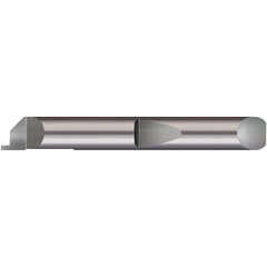 Micro 100 - Grooving Tools; Grooving Tool Type: Face ; Material: Solid Carbide ; Shank Diameter (Decimal Inch): 0.3750 ; Shank Diameter (Inch): 3/8 ; Groove Width (Decimal Inch): 0.1180 ; Projection (Decimal Inch): 0.1500 - Exact Industrial Supply