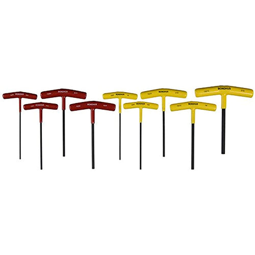 SET 9 HEX T-HANDLES 6 LE - Exact Industrial Supply