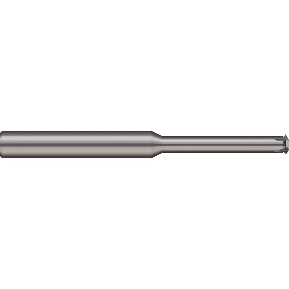 Micro 100 - Single Profile Thread Mills; Maximum Threads Per Inch: 64 ; Minimum Threads Per Inch: 32 ; Thread Type: Internal/External ; Minimum Nominal Diameter (Inch): #6 ; Cutting Diameter (Inch): 0.1000 ; Shank Diameter (Inch): 1/8