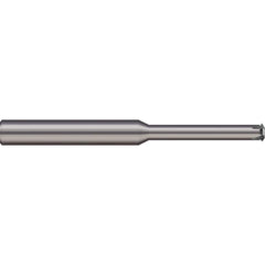 Micro 100 - Single Profile Thread Mills; Maximum Threads Per Inch: 64 ; Minimum Threads Per Inch: 40 ; Thread Type: Internal/External ; Minimum Nominal Diameter (Inch): #4 ; Cutting Diameter (Inch): 0.0800 ; Shank Diameter (Inch): 1/8 - Exact Industrial Supply