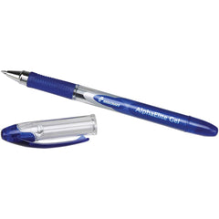 Ability One - Pens & Pencils; Type: Gel Pen ; Color: Blue ; Tip Type: Medium - Exact Industrial Supply