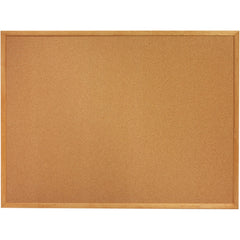 Ability One - Cork Bulletin Boards; Style: Bulletin ; Color: Natural ; Material: Cork ; Width (Inch): 12 ; Height (Inch): 36 - Exact Industrial Supply