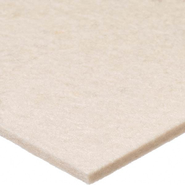 USA Sealing - 60 x 36 x 1/4" White Pressed Wool Felt Sheet - Top Tool & Supply