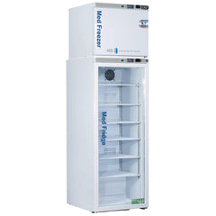 American BioTech Supply - Laboratory Refrigerators and Freezers; Type: Pharmacy/Vaccine Refrigerator/CAD Freezer Combo ; Volume Capacity: 12 Cu. Ft. ; Minimum Temperature (C): -15.00 ; Maximum Temperature (C): 7.70 ; Width (Inch): 23-3/4 ; Depth (Inch): - Exact Industrial Supply