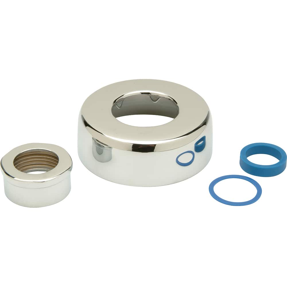 Zurn - Flush Valve/Flushometer Repair Kits & Parts; Type: Spud Assembly ; For Use With: Spud Escutcheon and Coupling Assembly ; Color: Chrome ; Pipe Size: 3/4 (Inch) - Exact Industrial Supply