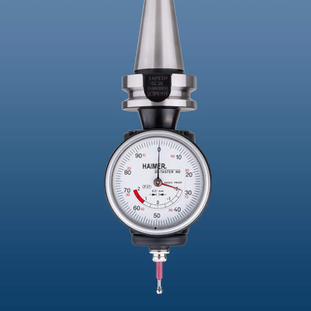 Positioning Indicators; Indicator Type: Dial Positioning; Accuracy (mm): 0.0100; Point Diameter (mm): 4.00; Shank Type: Straight; Dial Face Color: White