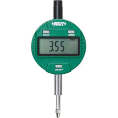 Insize USA LLC - Electronic Drop Indicators; Minimum Measurement (Decimal Inch): 0 ; Minimum Measurement (Inch): 0 ; Minimum Measurement (mm): 0 ; Maximum Measurement (mm): 12.70 ; Maximum Measurement (Decimal Inch): 0.5000 ; Resolution (Decimal Inch): 0 - Exact Industrial Supply