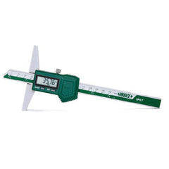 Insize USA LLC - Electronic Depth Gages; Minimum Measurement (mm): 0.00 ; Minimum Measurement (Decimal Inch): 0.0000 ; Maximum Measurement (Decimal Inch): 8.0000 ; Maximum Measurement (mm): 200.00 ; Resolution (mm): 0.01 ; Resolution (Decimal Inch): 0.00 - Exact Industrial Supply