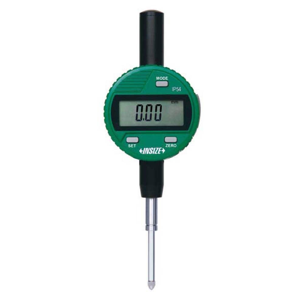 Insize USA LLC - Electronic Drop Indicators; Minimum Measurement (Decimal Inch): 0 ; Minimum Measurement (Inch): 0 ; Minimum Measurement (mm): 0 ; Maximum Measurement (mm): 25.40 ; Maximum Measurement (Decimal Inch): 1.0000 ; Resolution (Decimal Inch): 0 - Exact Industrial Supply