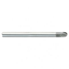 0.5mm TuffCut DM 2 Fl Ball Nose ALtima 52 Coated Center Cutting End Mill - Top Tool & Supply