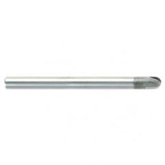 0.5mm TuffCut DM 2 Fl Ball Nose ALtima 52 Coated Center Cutting End Mill - Top Tool & Supply