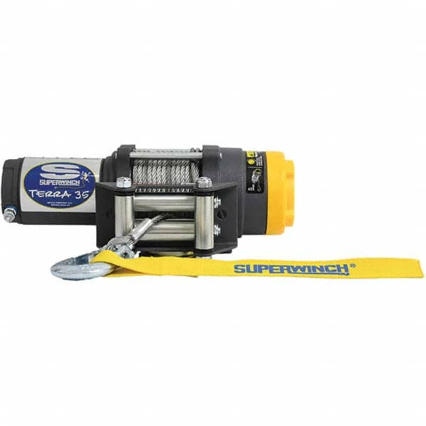 Superwinch - Automotive Winches Type: DC Electric Winch Pull Capacity (Lb.): 3,500 (Pounds) - Top Tool & Supply