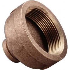 Merit Brass - Brass & Chrome Pipe Fittings Type: Reducing Coupling Fitting Size: 1-1/2 x 1 - Top Tool & Supply