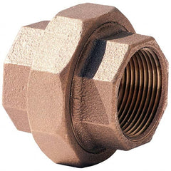 Merit Brass - Brass & Chrome Pipe Fittings Type: Union Fitting Size: 2-1/2 - Top Tool & Supply