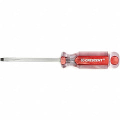 Crescent - Slotted Screwdrivers Tool Type: Screwdriver Overall Length Range: 7" - 9.9" - Top Tool & Supply