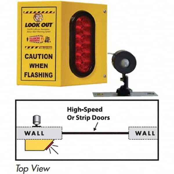 TAPCO - Auxiliary Lights Type: Forklift Warning Light Voltage: 110 VAC to 24VDC - Top Tool & Supply