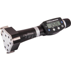 Electronic Bore Gages; Maximum Measurement: 3.25; Minimum Measurement (Decimal Inch): 3; Accuracy: 0.0002″; Pistol Grip: No; Gage Depth (Inch): 3.150″; Material: Tungsten Carbide; Batteries Included: Yes; Number Of Batteries: 1; Battery Size: 3V; Battery