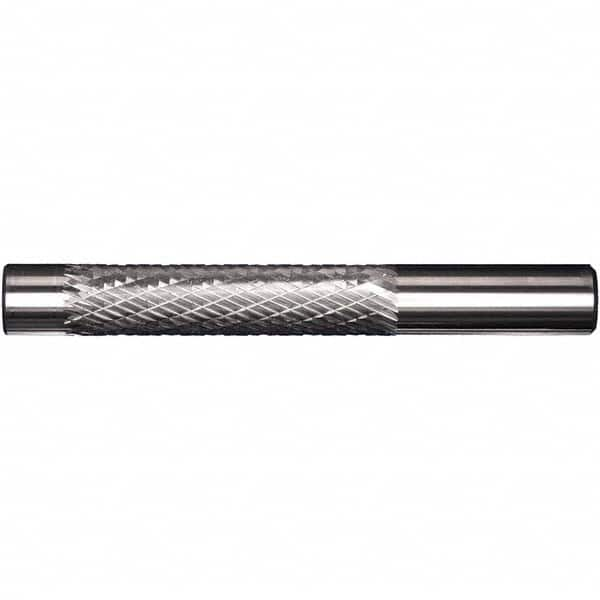 Precision Twist Drill - 1/4" Cut Diam, 1/4" Shank Diam, Carbide Double Cut Cylinder Burr with Pilot - Top Tool & Supply