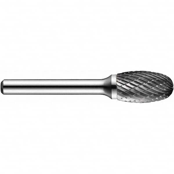 Precision Twist Drill - 1/8" Cut Diam, 1/8" Shank Diam, Carbide Double Cut Ball Burr - Top Tool & Supply