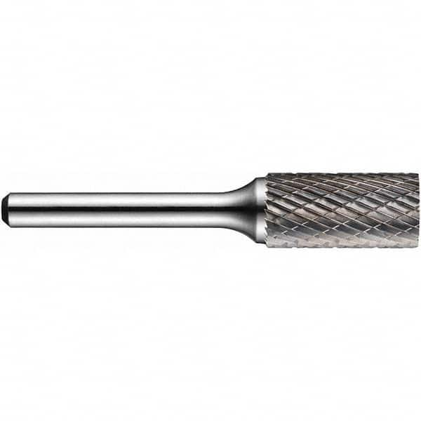 Precision Twist Drill - 1/16" Cut Diam, 1/8" Shank Diam, Carbide Double Cut Cylinder Burr - Top Tool & Supply