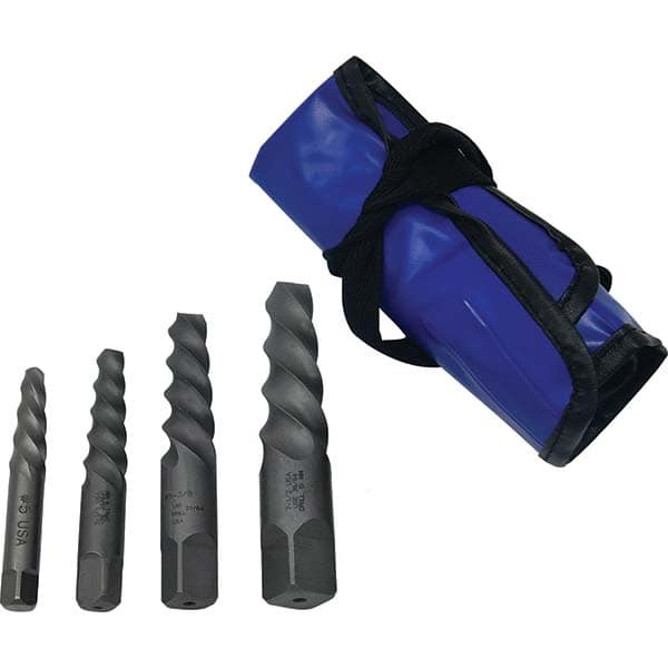 Cleveland - Bolt Extractor Sets Tool Type: Screw Extractor Set Number of Pieces: 4.000 - Top Tool & Supply