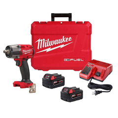 Milwaukee Tool - Cordless Impact Wrenches & Ratchets Voltage: 18.00 Drive Size (Inch): 1/2 - Top Tool & Supply