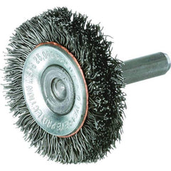 Osborn - Wheel Brushes Outside Diameter (Inch): 3 Shank Diameter (Inch): 1/4 - Top Tool & Supply