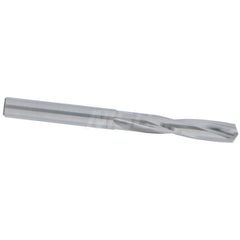 Screw Machine Length Drill Bit: 0.201″ Dia, 135 °, Solid Carbide Bright/Uncoated, Right Hand Cut, Straight-Cylindrical Shank