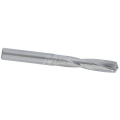 Screw Machine Length Drill Bit: 0.281″ Dia, 135 °, Solid Carbide Bright/Uncoated, Right Hand Cut, Straight-Cylindrical Shank