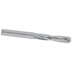 Screw Machine Length Drill Bit: 0.228″ Dia, 135 °, Solid Carbide Bright/Uncoated, Right Hand Cut, Straight-Cylindrical Shank