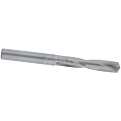 Screw Machine Length Drill Bit: 0.234″ Dia, 135 °, Solid Carbide Bright/Uncoated, Right Hand Cut, Straight-Cylindrical Shank