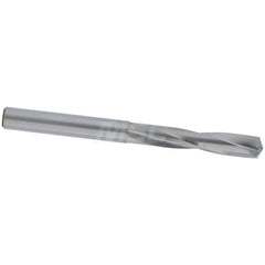 Screw Machine Length Drill Bit: 0.209″ Dia, 135 °, Solid Carbide Bright/Uncoated, Right Hand Cut, Straight-Cylindrical Shank