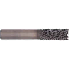 M.A. Ford - 5/16" Diam, 1" LOC, 5/16" Shank Diam, 10-Flute End Mill-End Diamond-Pattern Router Bit - Exact Industrial Supply