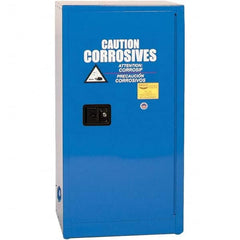 Eagle - Safety Cabinets Hazardous Chemical Type: Corrosive Chemicals Color: Royal Blue - Top Tool & Supply