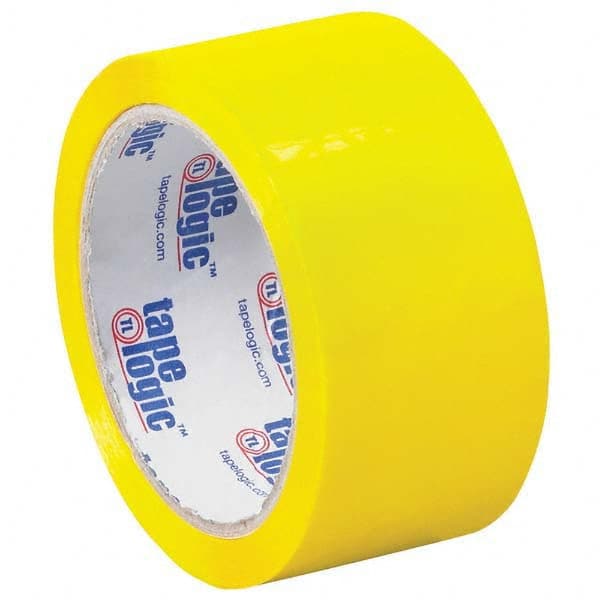 Tape Logic - Pack of (18) 55 Yd Rolls 2" Yellow Box Sealing & Label Protection Tape - Top Tool & Supply