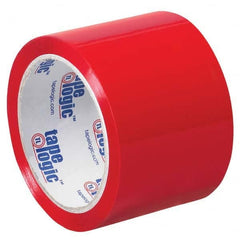 Tape Logic - Pack of (6) 55 Yd Rolls 3" Red Box Sealing & Label Protection Tape - Top Tool & Supply