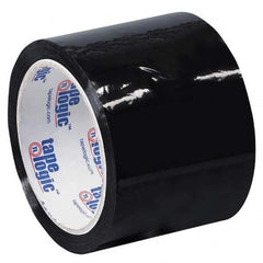 Tape Logic - Pack of (6) 55 Yd Rolls 3" Black Box Sealing & Label Protection Tape - Top Tool & Supply