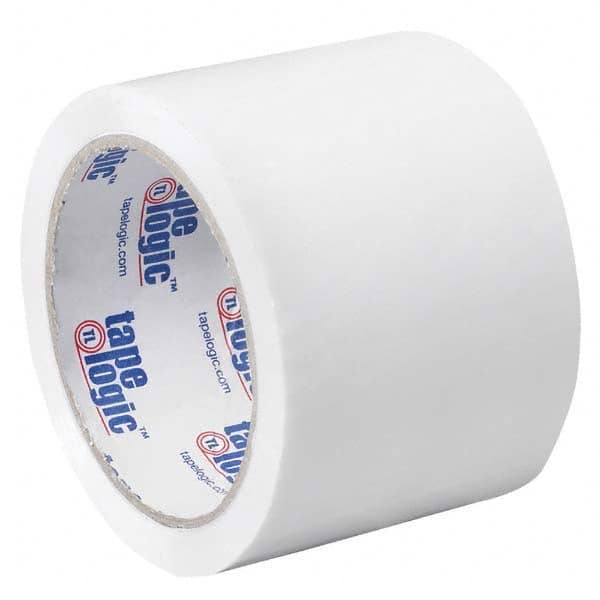 Tape Logic - Pack of (6) 55 Yd Rolls 3" White Box Sealing & Label Protection Tape - Top Tool & Supply