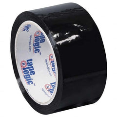 Tape Logic - Pack of (6) 55 Yd Rolls 2" Black Box Sealing & Label Protection Tape - Top Tool & Supply