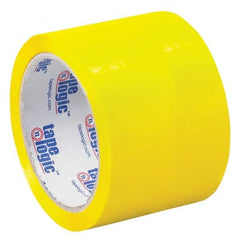 Tape Logic - Pack of (6) 55 Yd Rolls 3" Yellow Box Sealing & Label Protection Tape - Top Tool & Supply