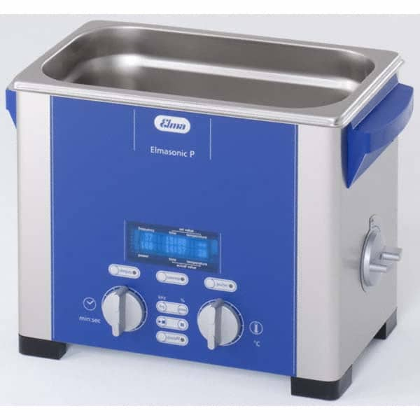 Elma - 0.75 Gal Bench Top Water-Based Ultrasonic Cleaner - Top Tool & Supply